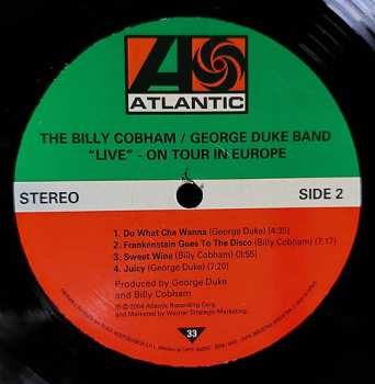 LP The Billy Cobham / George Duke Band: "Live" On Tour In Europe 604022