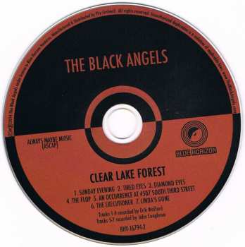 CD The Black Angels: Clear Lake Forest 643010