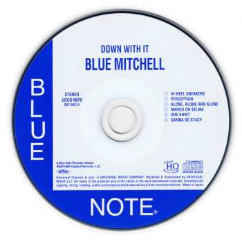 CD The Blue Mitchell Quintet: Down With It! LTD 590811