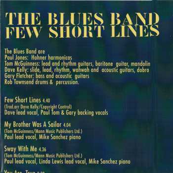 CD The Blues Band: Few Short Lines DIGI 113263