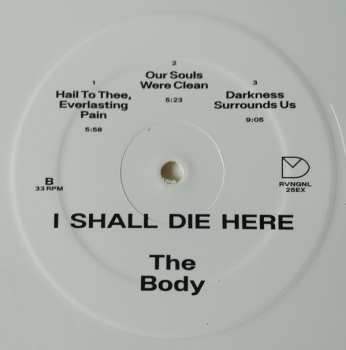 2LP The Body: I Shall Die Here / Earth Triumphant CLR | LTD 597497