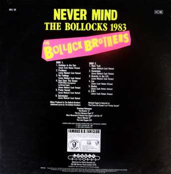 LP The Bollock Brothers: Never Mind The Bollocks 1983 CLR 601065