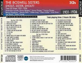 2CD The Boswell Sisters: Shout, Sister, Shout! Their 52 Finest 1931-1936 346907