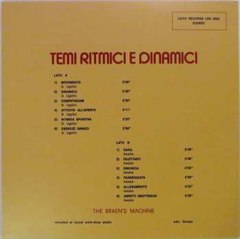 LP/CD The Braen's Machine: Temi Ritmici E Dinamici 435543