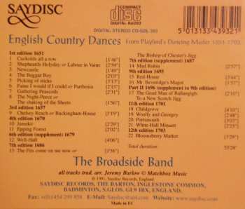 CD The Broadside Band: English Country Dances * From Playford's Dancing Master 1651 - 1703 114002