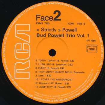 LP The Bud Powell Trio: "Strictly" Powell Vol. 1 LTD 601112