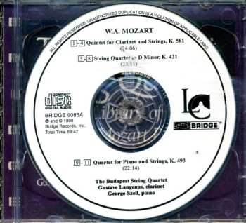 2CD Budapest String Quartet: The Library Of Congress Mozart Recordings (1940-1945) 456367