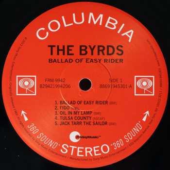 LP The Byrds: Ballad Of Easy Rider 605938