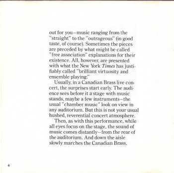 CD The Canadian Brass: Live! 631096