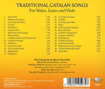 CD The Canigó Early Music Ensemble: Traditional Catalan Songs For Voice, Lutes And Viols 118714