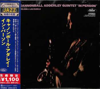 CD The Cannonball Adderley Quintet: In Person LTD 660706