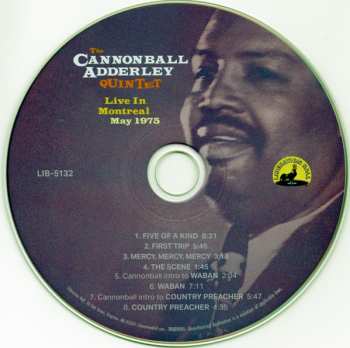 CD The Cannonball Adderley Quintet: Live In Montreal (May 1975) 616005