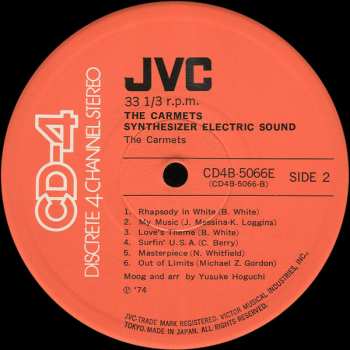 LP The Carmets: Synthesizer Electric Sound 541656