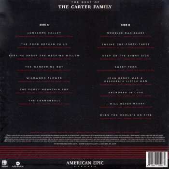 LP The Carter Family: American Epic: The Best of The Carter Family 552326