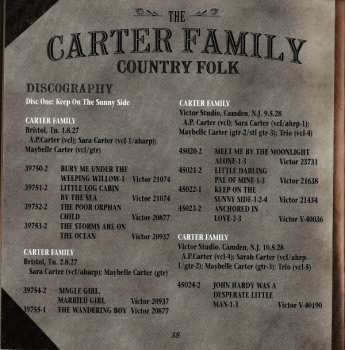 4CD/Box Set The Carter Family: Country Folk 322106