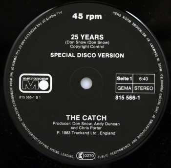 LP The Catch: 25 Years 645541