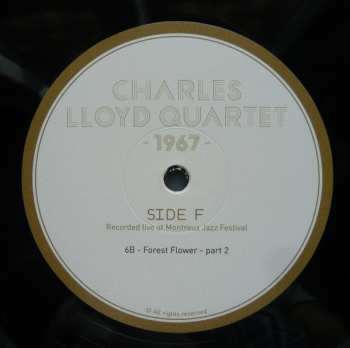 3LP The Charles Lloyd Quartet: 1967 - Recorded Live At Montreux Jazz Festival LTD | NUM 634414