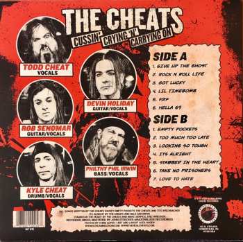 LP The Cheats: Cussin' Crying 'N' Carrying On 8419