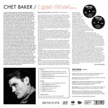 LP The Chet Baker Quintet: I Get Chet LTD 151912