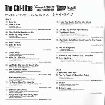 3CD The Chi-Lites: Brunswick Complete Singles Collection LTD 634180