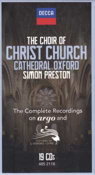 19CD/Box Set The Choir Of Christ Church Cathedral: The Complete Recordings On Argo And L'Oiseau Lyre LTD 586758