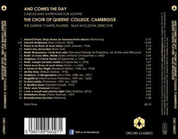 CD The Choir of Queens' College, Cambridge: And Comes The Day (Carols And Antiphons For Advent) 318294