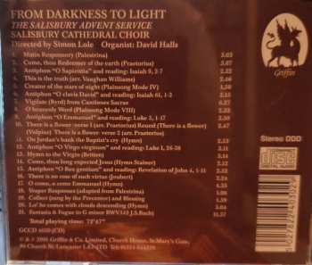 CD The Choir Of Salisbury Cathedral: From Darkness To Light 181932