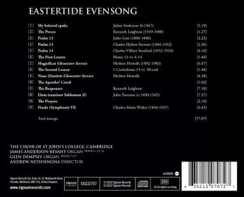 CD St. John's College Choir: Eastertide Evensong 644403