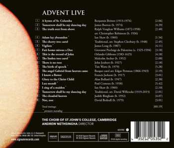 CD St. John's College Choir: Advent Live 492620