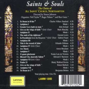 CD The Choirs Of All Saints Northampton: Saints & Souls 547091