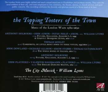 CD William Lyons: The Topping Tooters Of The Town: Music Of The London Waits 1580 – 1650 661388