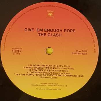 LP The Clash: Give 'Em Enough Rope 612885