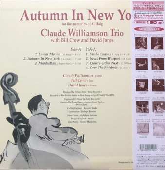 LP The Claude Williamson Trio: Autumn In New York LTD 306783