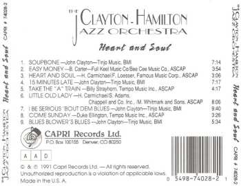 CD The Clayton-Hamilton Jazz Orchestra: Heart And Soul 637490