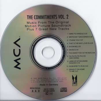 CD The Commitments: The Commitments Vol. 2 (Music From The Original Motion Picture Soundtrack) 625669