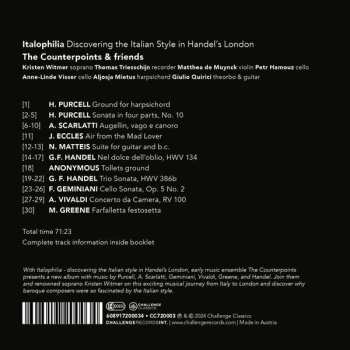 CD The Counterpoints: Italophilia - Discovering The Italian Style In Handel's London 646888