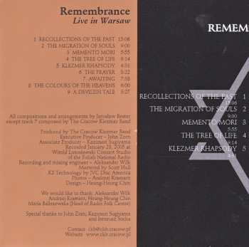 CD Cracow Klezmer Band: Remembrance 553409