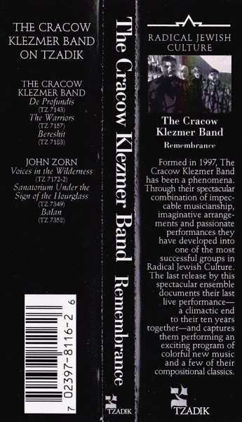 CD Cracow Klezmer Band: Remembrance 553409