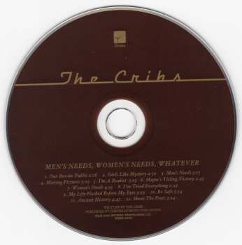 CD The Cribs: Men's Needs, Women's Needs, Whatever 549685