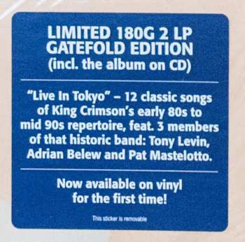 2LP/CD The Crimson Projekct: Live In Tokyo 21486