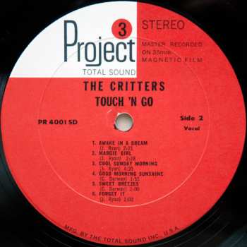 LP The Critters: Touch'N Go With The Critters 608607