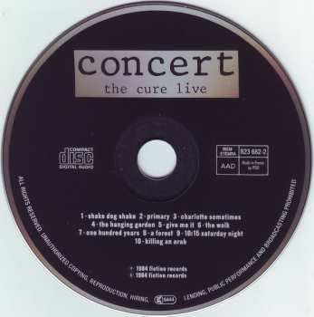 CD The Cure: Concert - The Cure Live 246464