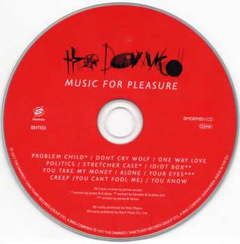 CD The Damned: Music For Pleasure 238228