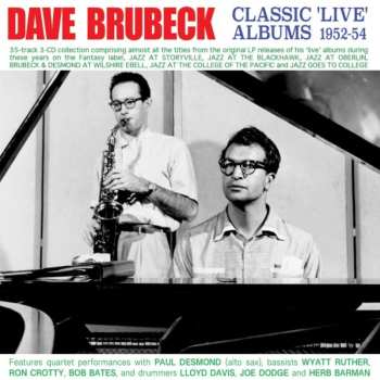 Album The Dave Brubeck Quartet: Classic 'live' Albums 1952-54