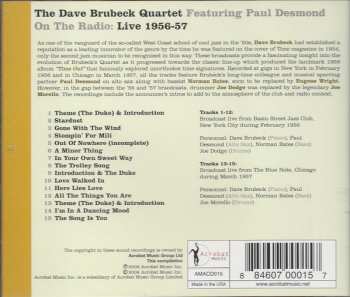 CD The Dave Brubeck Quartet: On The Radio: Live 1956-57 610065