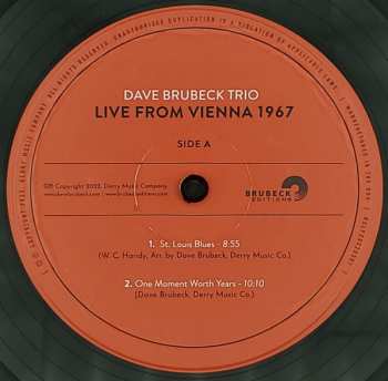 LP The Dave Brubeck Trio: Live From Vienna 1967 599626