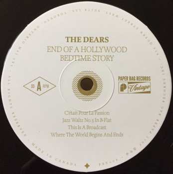 LP The Dears: End Of A Hollywood Bedtime Story LTD 352871