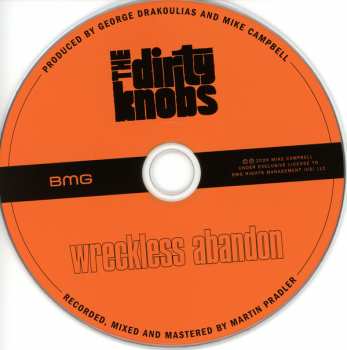 CD The Dirty Knobs: Wreckless Abandon 40960