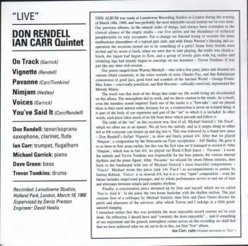 2CD The Don Rendell / Ian Carr Quintet: Phase III / Live 551160