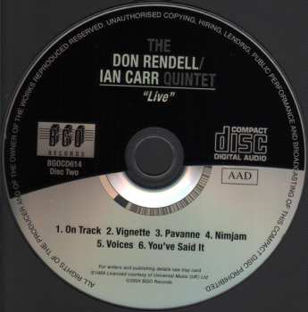 2CD The Don Rendell / Ian Carr Quintet: Phase III / Live 551160